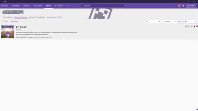Как установить RLCraft (обучение)