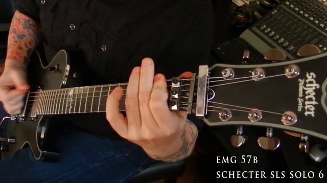 EMG 57B - Schecter SLS Solo 6 Tone Test смотреть онлайн