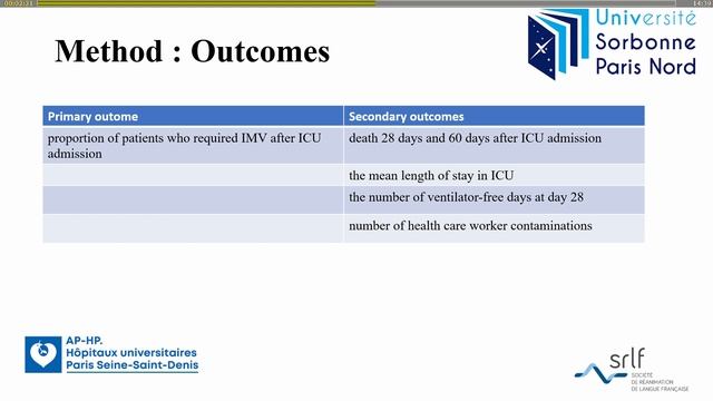 High flow nasal oxygen therapy to avoid invasive mechanical ventilation N. BONNET #REANIMATION2021 смотреть онлайн