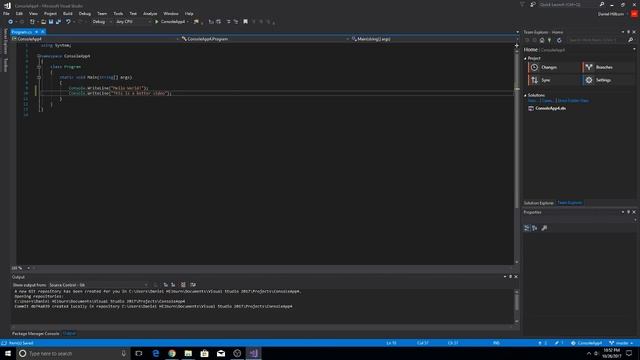 Using Bitbucket With Visual Studio(Updated 2017 version) смотреть онлайн