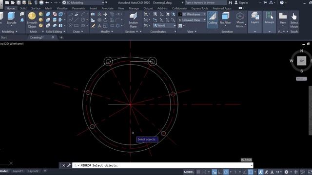 Autocad 2D Tutorial | How To Create A Simple 2D Drawing A Gasket of Vacuum Pump In Autocad 2020 смотреть онлайн