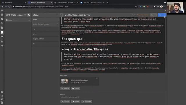 How to Build a Webflow CMS Blog and Blog Post Page - Tutorial for beginners смотреть онлайн