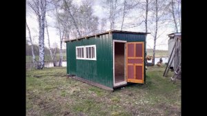 Бытовка (вагончик) своими руками. Помещение для пасеки