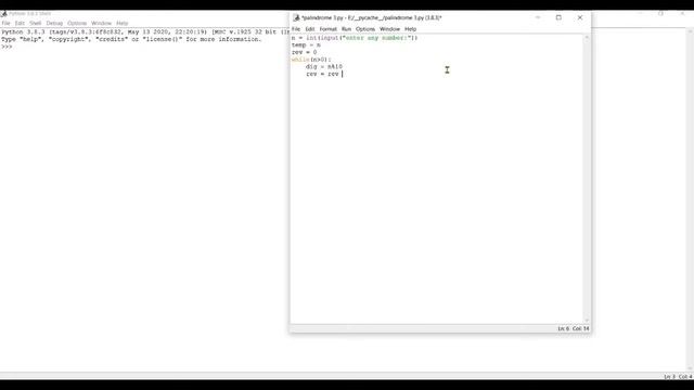 HOW TO WRITE A PALINDROME PROGRAM IN PYTHON IDLE смотреть онлайн