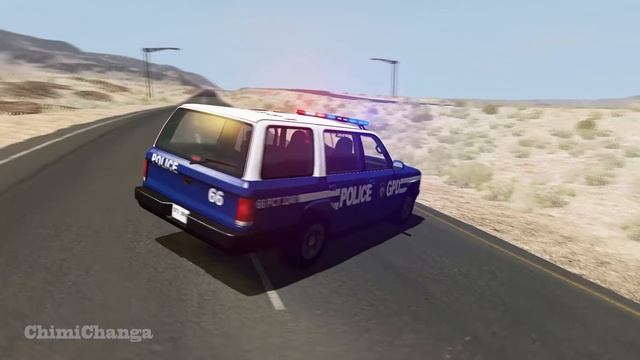 Police Chases #7 - BeamNG DRIVE | ChimiChanga смотреть онлайн