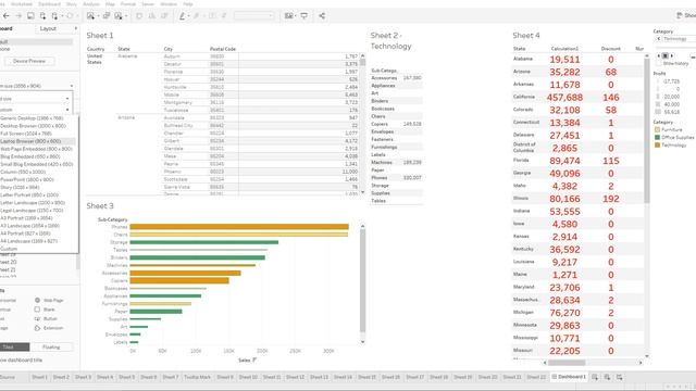 How to Size Dashboards in Tableau so they fit properly смотреть онлайн