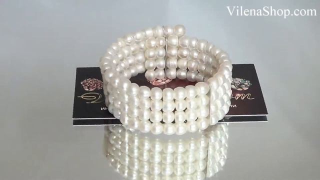 Elastic White жемчужный браслет смотреть онлайн