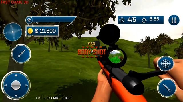 Wild deer hunting adventure.animal-shooting.games. смотреть онлайн