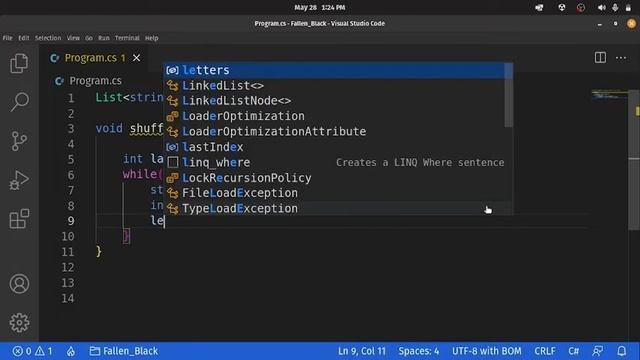 How To Shuffle A List In C# смотреть онлайн