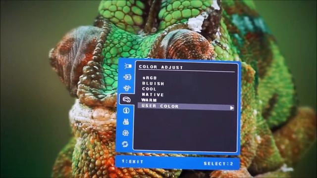 ViewSonic VX2475Smhl-4K Menu System (OSD)