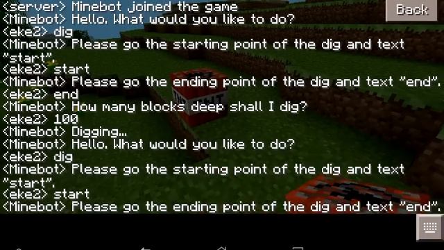 Программа для MineCraft PE #1:MineBot смотреть онлайн