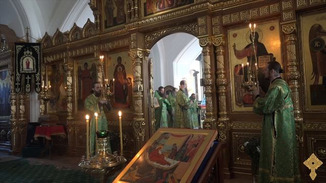 Божественная Литургия на праздник преподобных Сергия и Германа Валаамских 24 сентября 2018 года смотреть онлайн