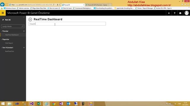 RealTime Power BI Dashboard смотреть онлайн
