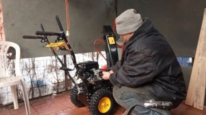 снегоуборщик HUTER пробило прокладку гбц, двигатель 170F , ремонт 22,12,2023