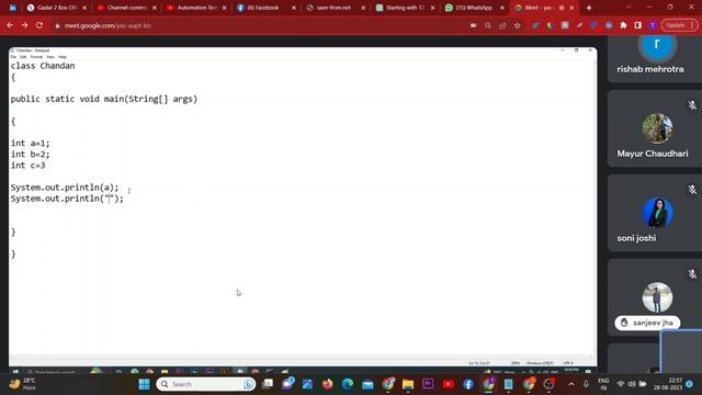 Automation testing PART 8 | Core Java basic | While loop | How to print multiplication table | смотреть онлайн