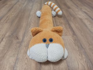 Плюшевый кот Батон крючком