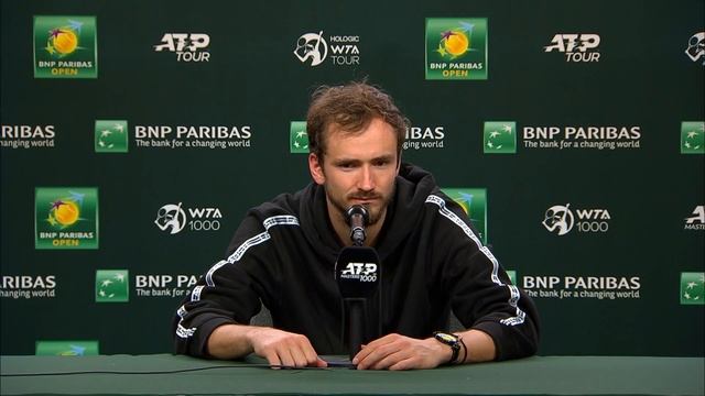 Daniil Medvedev Press Conference Following 2nd Round Win 2023 BNP Paribas Open смотреть онлайн