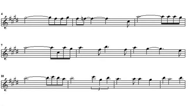 My Way.Ноты. Саксофон-Тенор. смотреть онлайн