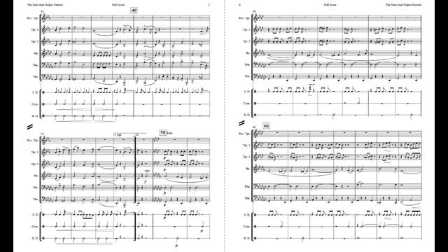 Sousa: Stars and Stripes Forever (with Sheet Music) смотреть онлайн