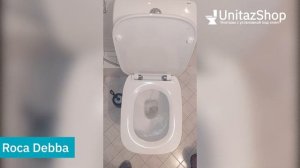 Тест смыва и микролифта унитаза Roca Debba от UnitazShop