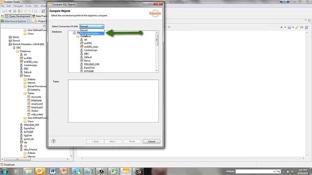 Teradata Studio Compare Objects смотреть онлайн