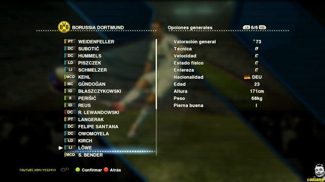 PES 2013: Borussia Dortmund / Revisión Plantilla смотреть онлайн