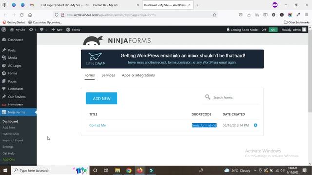 How to Create Ninja Form and Configured | WordPress смотреть онлайн