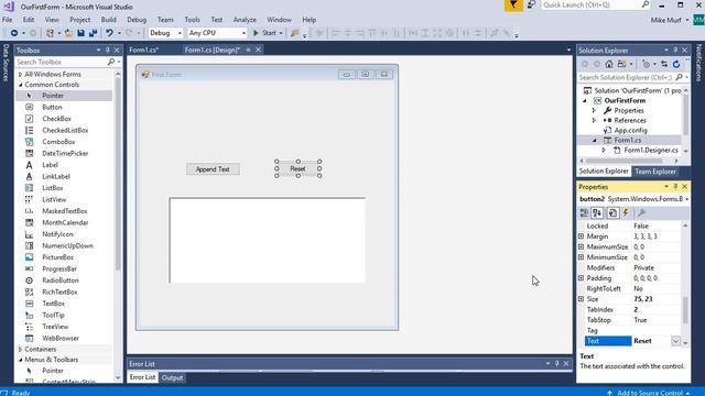 C# Windows Form Controls: RichTextBox смотреть онлайн