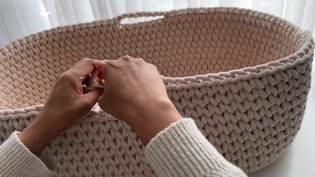 DIY Moses Basket | Crochet Tutorial