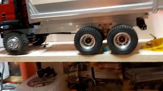 Проект "МАН 6х6 САМОСВАЛ" Часть 4. 1/14 RC MAN 6x6 DUMP TRUCK. Part 4. смотреть онлайн