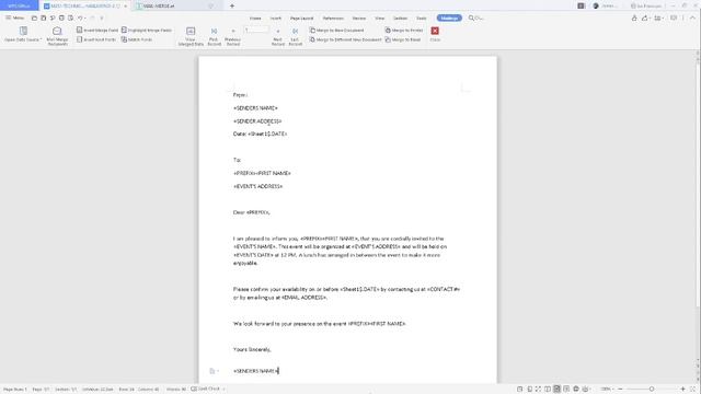 HOW TO MAIL MERGE USING WPS OFFICE! смотреть онлайн