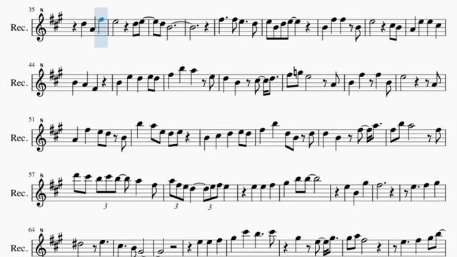 Recorder Sheet Music: How to play When You Believe (The Prince of Egypt) смотреть онлайн