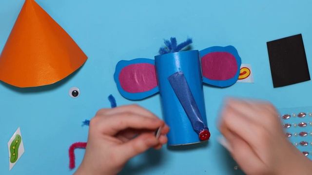 Поделки своими руками, поделки из бумаги, поделка слон, самоделки для детей смотреть онлайн