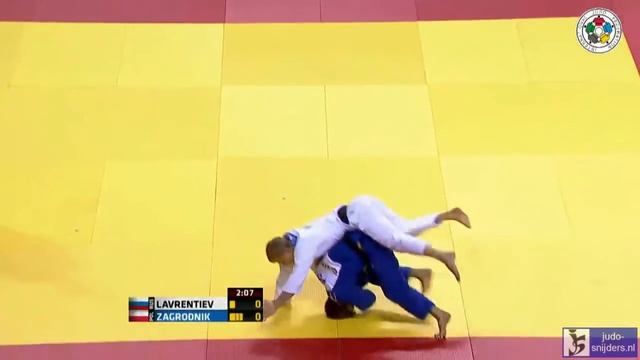 Judo 2013 Grand Prix Rijeka: Lavrentiev (RUS) - Zagrodnik (POL) [-66kg] QF смотреть онлайн