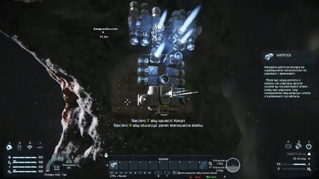 space engineers PL#45 projekt tunelu do bazy смотреть онлайн