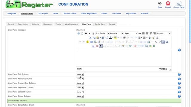 DT Register 2.7.0 Configuration: View Registrants, User Panel & Barcodes смотреть онлайн