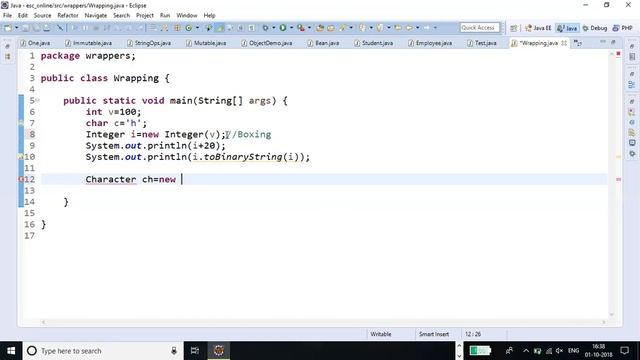 APSSDC | 01-10-2018 | JAVA | Wrapper classes смотреть онлайн