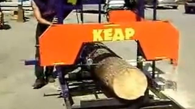 Ленточная пилорама бензиновая КЕДР смотреть онлайн