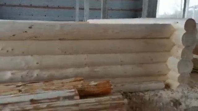 Дом из бревна - сруб 7.30 на 8 30 м смотреть онлайн