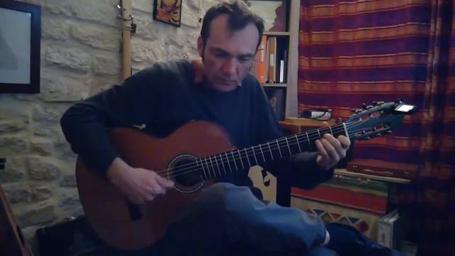 Over your shoulder - Calexico fingerstyle cover смотреть онлайн