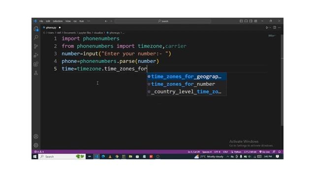 Python Project 2 | How to get Phone Number's Location with Details смотреть онлайн