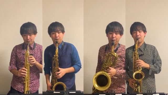【タンゴの歴史 Bordel1900】サックス四重奏曲を一人で全部演奏してみた смотреть онлайн