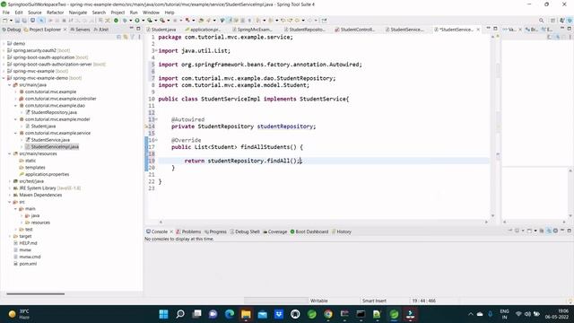 Spring MVC with Spring Boot+H2 DB+Spring Data JPA+Hiberanate - 2 Hindi смотреть онлайн