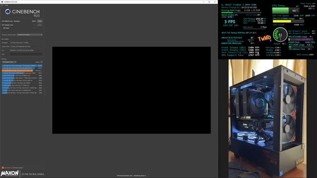 Extreme Overclocked Intel 12700K on ASUS TUF Z690-PLUS WIFI D4 Benchmarked using Cinebench R23 смотреть онлайн