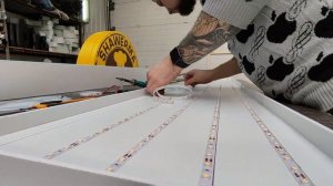 изготовление светового короба, весь процесс