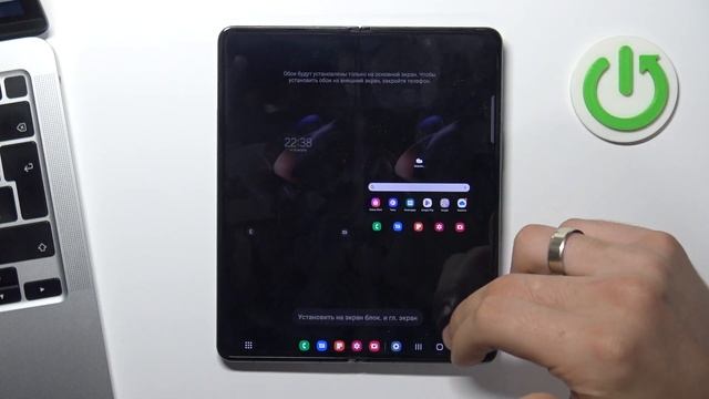 Как поменять обои на Samsung Galaxy Z Fold 4 / Как изменить заставку экрана Samsung Galaxy Z Fold 4 смотреть онлайн