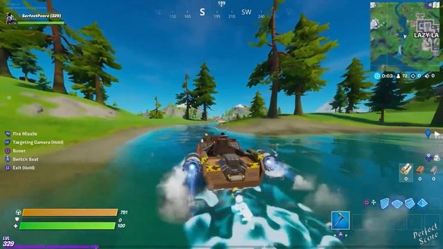 Visit Lazy Lake and Slurpy Swamp in the Same Match while Riding in a Motorboat - Rippley Vs Sludge смотреть онлайн