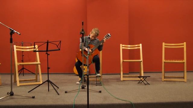 Kontredans - F.Carulli - git. Max Waraczewski - koncert Warsztatowni w ODK ORBITA 26.04.2016 смотреть онлайн