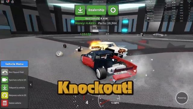 Играю в Роблокс Car Crushers 2 смотреть онлайн