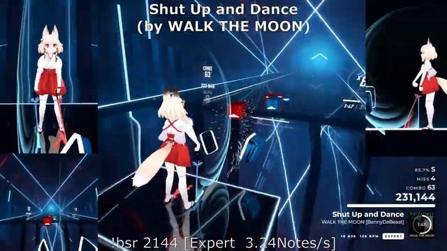 [Beat Saber] "Shut Up and Dance" (by WALK THE MOON) [Expert] / UPDATE 1.21.0 / Test for MODs смотреть онлайн